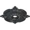 Ekena Millwork Benson Classic Ceiling Medallion (Canopies up to 6 1/2"), 28 3/8"OD x 3 3/4"ID x 1 5/8"P, Pewter CM28BEPES - alternate 2